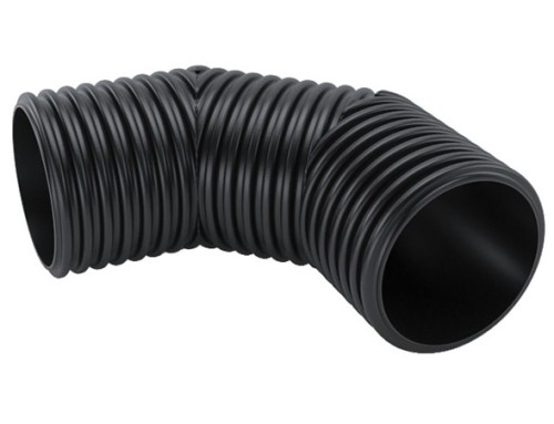 PE male/male formed fittings for double wall corrugated pipes for Non-pressure networks