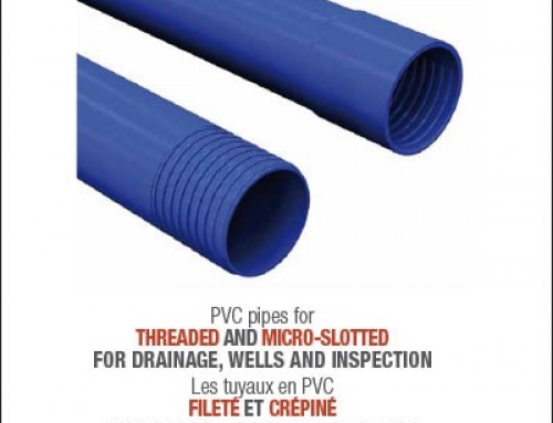PVC pipes for threaded and micro slotted for drainage Price List