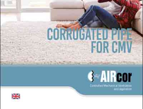 Corrugated pipe for CMV Controlled Mechanical Ventilation Catalogues