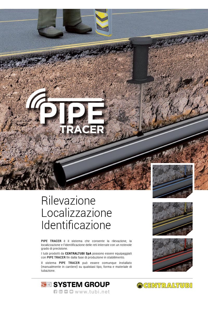 PIPE TRACER Sistema elettromagnetico di georeferenziazione delle infrastrutture di rete interrate