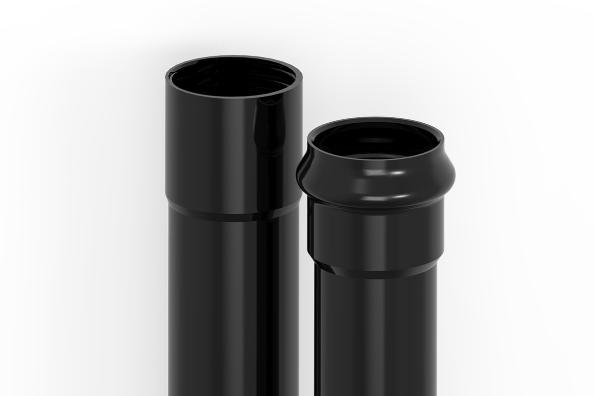 PVC solid wall pipes for cable protection