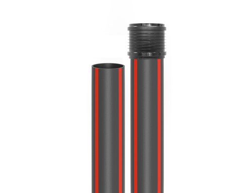 HDPE solid wall pipes for underground cable protection