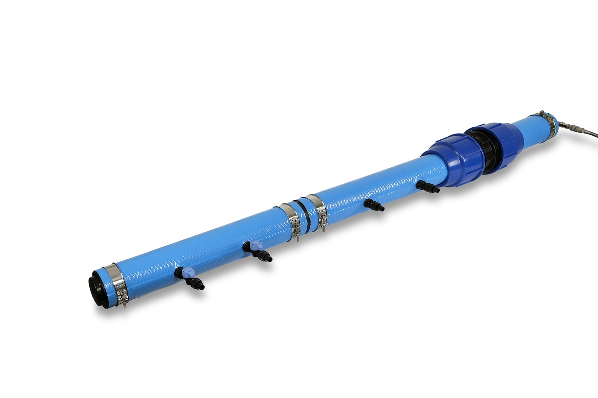 L'eau Kits de tuyau flexible d'irrigation de 2 pouces Layflat flexible d' aspiration de couleur Bleu Vert l'Irrigation de l'eau haute pression en PVC  flexible en silicone - Chine Tuyau d'eau, tuyau flexible