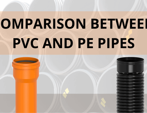 Comparison between PVC and PE pipes for waste discharge networks and meteoric water drainage
