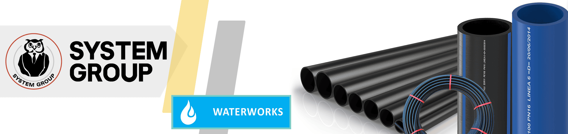 HDPE Pipes for waterworks