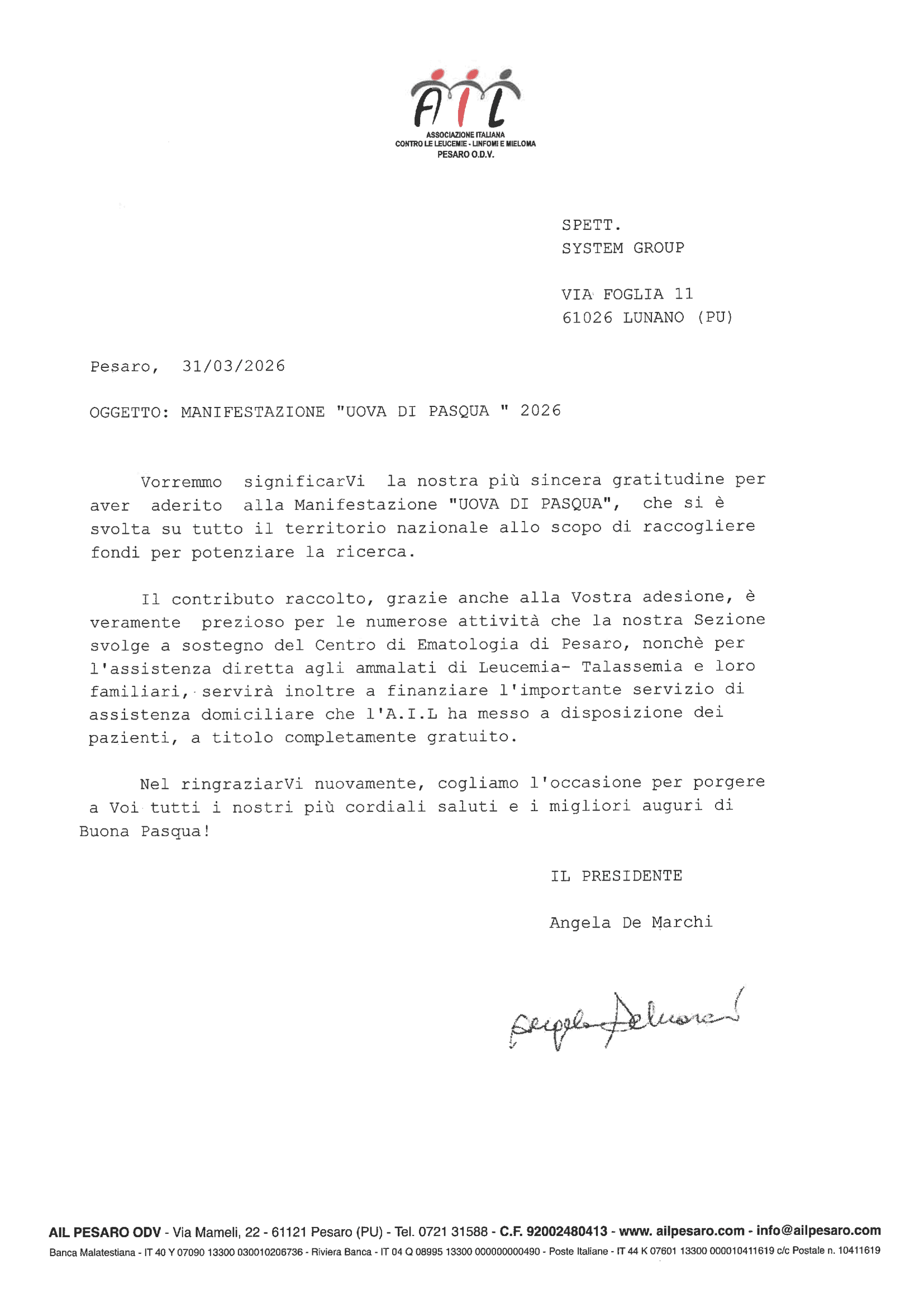 ringraziamento System Group-1